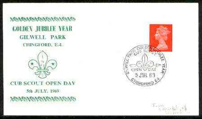 Great Britain 1969 Commemorative cover for Gilwell Park Golden Jubilee with special 'Cub Scout Open Day' cancel