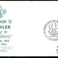 Great Britain 1972 Commemorative cover for Polphilex 'Scouting in Philately' with special illustrated cancel