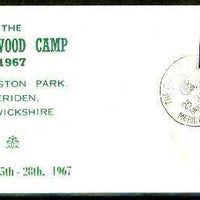 Great Britain 1967 Commemorative cover for Greenwood Camp with special illustrated first day cancel