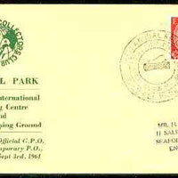 Great Britain 1961 Commemorative cover for Gilwell Park Int Training Centre with special illustrated 'Reunion' first day cancel