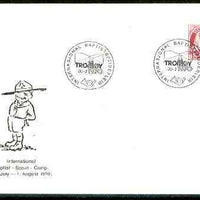 Norway 1970 Commemorative cover for International Baptist Scout Camp with special illustrated cancel