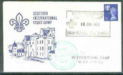 Great Britain 1972 Commemorative cover for Scottish International Scout Camp with special cancel & 'Scout Post'cachet