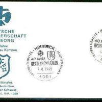 Germany - West 1969 Commemorative cover for 40th Anniversary of St Georg Scouts with special cancel