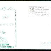 Denmark 1984 Commemorative cover for 25th Anniversary of Arhus Spejderhjaelpen Scouts with special illustrated cancel