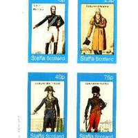 Staffa 1982 French Revolution Costumes #04 imperf sheet containing set of 4 values unmounted mint