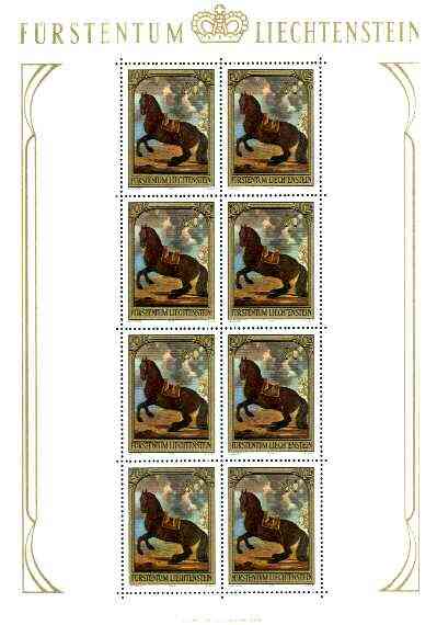 Liechtenstein 1978 Paintings with Horses set of 3 unmounted mint, Mi 717-19, SG 714-16 (blocks or sheetlets of 8 available price pro rata)