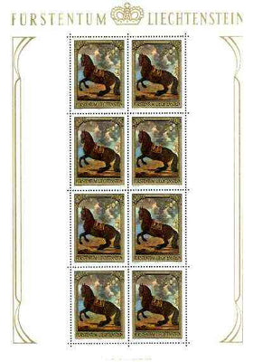 Liechtenstein 1978 Paintings with Horses set of 3 unmounted mint, Mi 717-19, SG 714-16 (blocks or sheetlets of 8 available price pro rata)