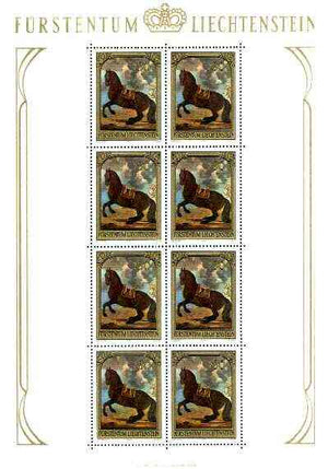 Liechtenstein 1978 Paintings with Horses set of 3 unmounted mint, Mi 717-19, SG 714-16 (blocks or sheetlets of 8 available price pro rata)