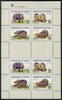 Guinea - Conakry 2009 WWF - Wild Boar perf sheetlet containing 2 sets of 4 in se-tenant blocks unmounted mint