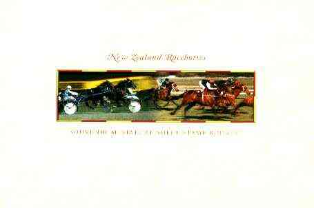 Booklet - New Zealand 1996 Famous Racehorses $13.40 booklet complete and pristine, SB 78