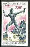 Mali 1971 Colossus of Rhodes 280f imperf from limited printing unmounted mint, as SG 307*