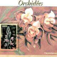 Congo 1999 Orchids perf m/sheet fine cto used