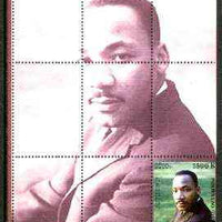 Laos 1999 Great People of the 20th Century (Martin Luther King) perf souvenir sheet unmounted mint