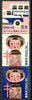 Japan 1960-61 Anti TB label unmounted mint se-tenant strip of 3 (Japan Antituberculosis Association)