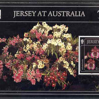 Jersey 1999 Jersey Orchids (4th series) perf m/sheet with 'Australia 99' logo unmounted mint, SG MS898