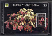 Jersey 1999 Jersey Orchids (4th series) perf m/sheet with 'Australia 99' logo unmounted mint, SG MS898