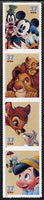 United States 2004 Disney Characters self-adhesive set of 4 unmounted mint SG 4370-3