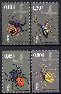 Bulgaria 2005 Spiders perf set of 4 unmounted mint SG 4544-47