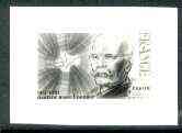 France 1981 Red Cross Fund - Pastor Marc Boegner stamp sized black & white photographic proof of original artwork with value covered with 'Maquette', as SG 2397, exceptionally rare