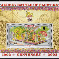 Jersey 2002 Centenary of Battle of Flowers Parade perf m/sheet unmounted mint, SG MS1059