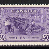 Canada 1942-48 KG6 War Effort 50c Munitions Factory unmounted mint SG 387