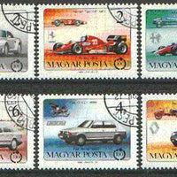 Hungary 1986 Centenary of the Motor Car set of 6 cto used, SG 3701-06*