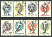 Hungary 1959 Fencing set of 8 cto used, SG 1582-89*