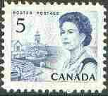 Canada 1967-73 def 5c blue (Harbour Scene) unmounted mint SG 583