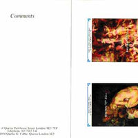 Bhutan 1991 Death Anniversary of Peter Paul Rubens - two imperf m/sheets (Venus Shivering & Feast of Venus) mounted in Folder entitled 'Your Proofs from the House of Questa', exceptionally rare ex Government archives