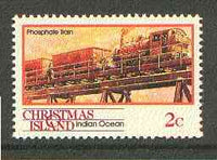 Christmas Island 1990 Phosphate Train 2c unmounted mint SG 288*