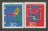 Germany - West 1966 Scientific Anniversaries (2nd series) set of 2 unmounted mint SG 1426-27*