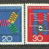 Germany - West 1966 Scientific Anniversaries (2nd series) set of 2 unmounted mint SG 1426-27*