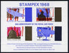 Exhibition souvenir sheet for 1964 Stampex showing unadopted Battle of Britain stamps (25,000 produced by Harrison & Sons) unmounted mint