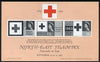 Exhibition souvenir sheet for 1963 North East Stampex showing Great Britain Red cross stamps (produced by Harrison & Sons) unmounted mint