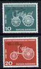 Germany - West 1961 Anniversary of Daimler-Benz Patent set of 2 unmounted mint SG 1277-78