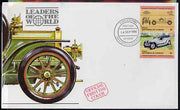 St Vincent - Bequia 1984 Cars #1 (Leaders of the World) $1 (1907 Rolls Royce) on illustrated cover with first day cancel