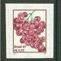 Brazil 1997 Fruits - Grapes 22c self-adhesive unmounted mint, SG 2829*