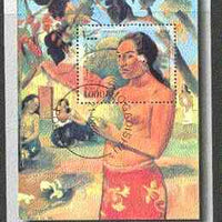 Somalia 1999 'Philexfrance-99' (Nude by Gauguin) perf m/sheet cto used