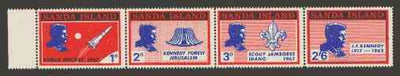 Sanda Island 1967 Kennedy def set of 4 unmounted mint