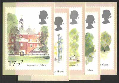 Great Britain 1980 London Landmarks set of 5 PHQ cards unused and pristine