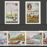 Cook Islands 1968 Captain Cook's First Vogage set of 8 unmounted mint, SG 269-76*