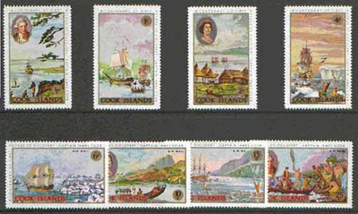 Cook Islands 1968 Captain Cook's First Vogage set of 8 unmounted mint, SG 269-76*