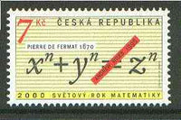 Czech Republic 2000 World Year of Mathematics unmounted mint*