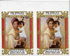 Philippines 1985 Marian Year (2000th Birth Anniversary of Virgin Mary) 2p40 imperf pair on gummed wmk'd paper (from the single imperf archive sheet) as SG 1921