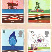 Great Britain 1978 Energy Resources set of 4 PHQ cards unused and pristine