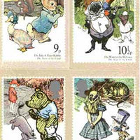 Great Britain 1979 International Year of The Child (Illustrations from Children's Books) set of 4 PHQ cards unused and pristine