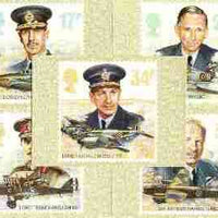 Great Britain 1986 History of the Royal Air Force set of 5 PHQ cards unused and pristine