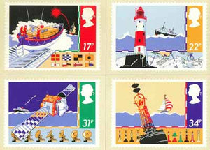 Great Britain 1985 Safety at Sea set of 4 PHQ cards unused and pristine