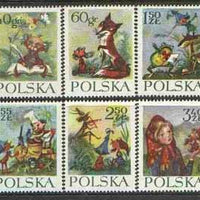 Poland 1962 Maria Konopnicka's Fairy Tale set of 6 unmounted mint, SG 1351-56, Mi 1364-69