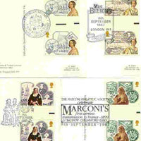 Great Britain 1987 Queen Victoria's Accession 150th Anniversary set of 4 PHQ cards with appropriate gutter pairs each very fine used with first day cancels